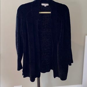 Black soft cardigan